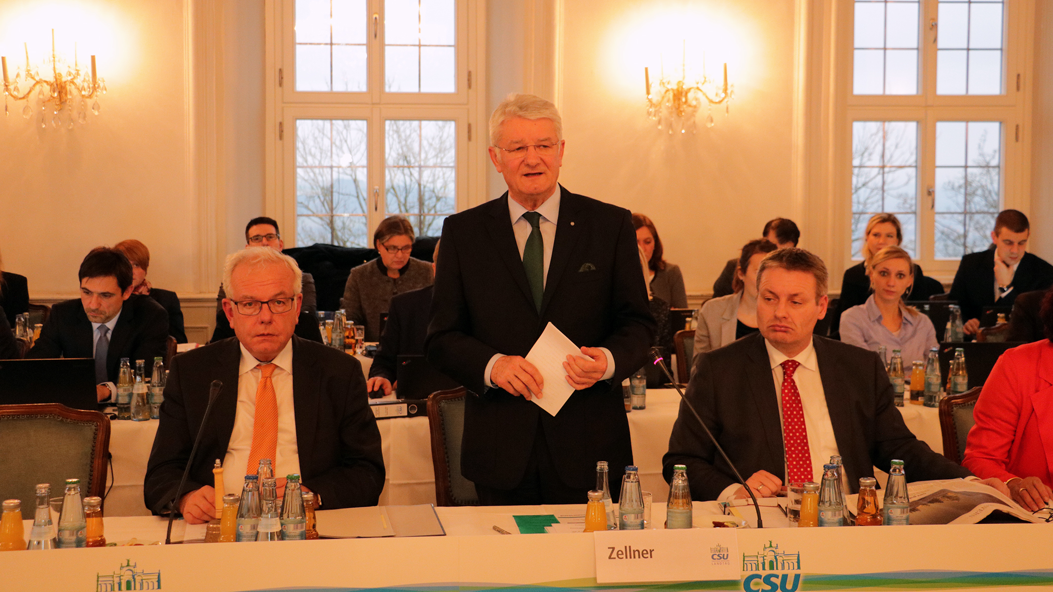 15.11.2018 - Banz 2018 - Unsere Referenten - "Wer das Ehrenamt schätzt, der schätzt auch die Demokratie.", sagt Theo Zellner, Präsident des Bayerischen Roten Kreuzes. Foto: © CSU-Fraktion