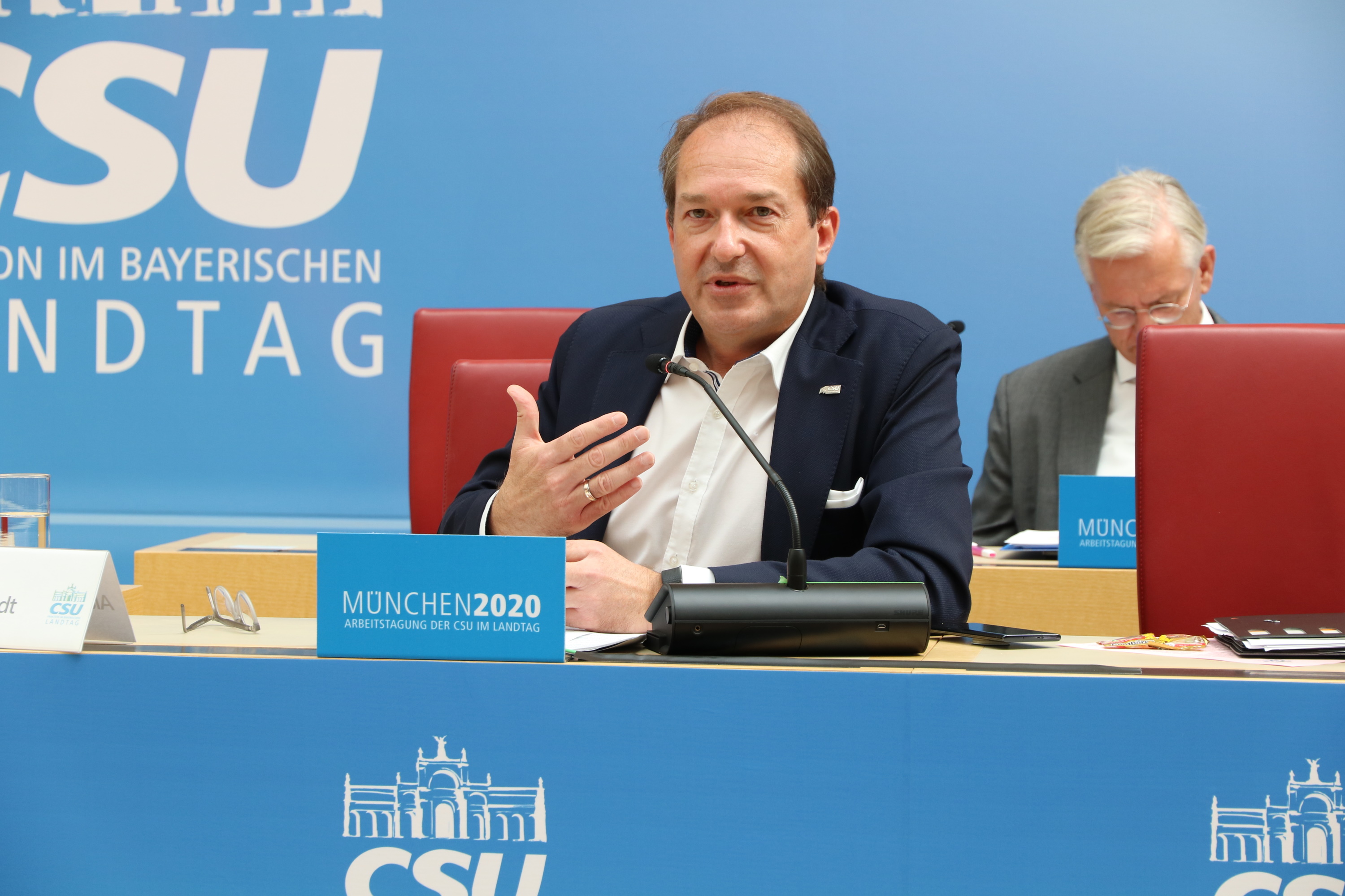 München2020: CSU-Landesgruppenchef Alexander Dobrindt berichtet aus dem Bundestag