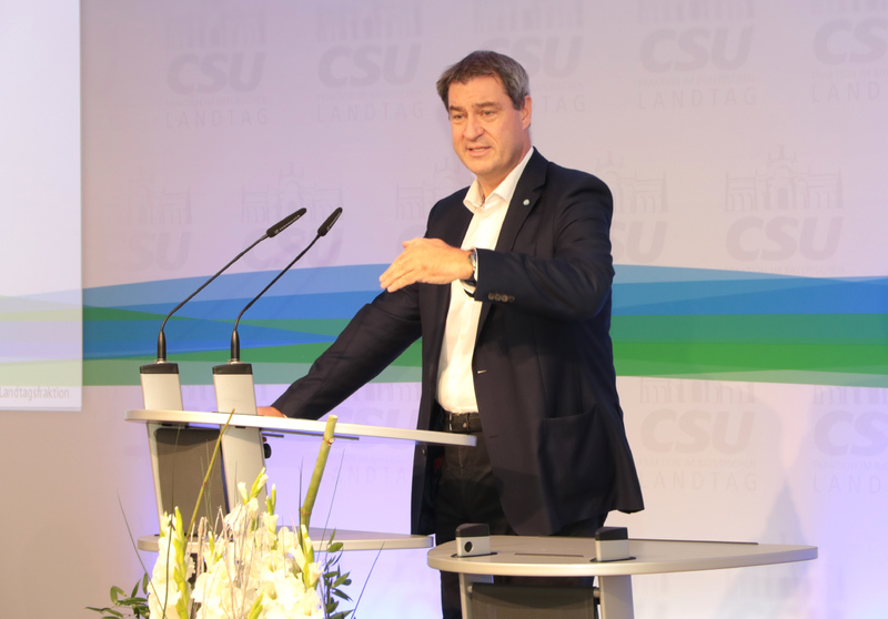 Ministerpräsident Dr. Markus Söder: Wir schlagen ein echtes Modernisierungs- und Zukunftskonzept für Bayern vor - ein Sonderprogramm für eine Milliarde plus. (Foto: CSU-Fraktion)
