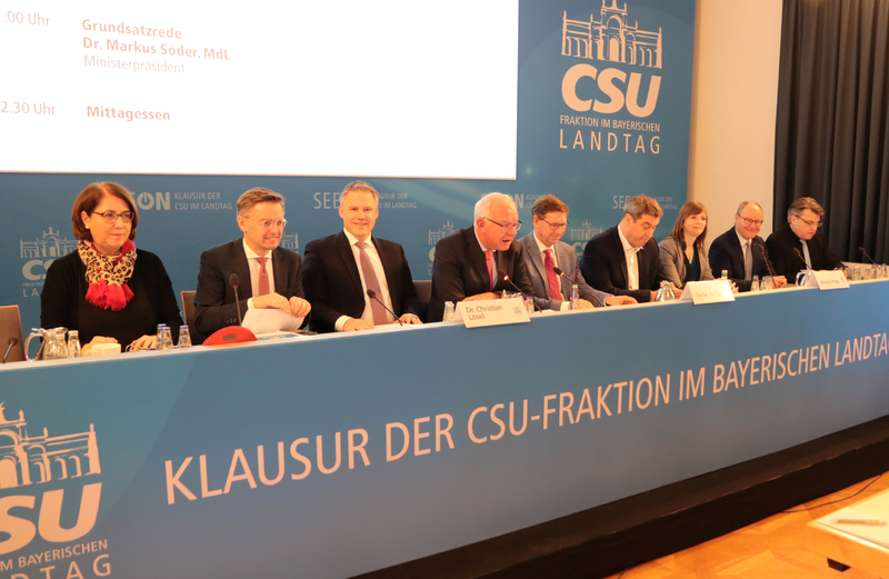 Diskussionspanel anlässlich der Kommunalwahlen. Foto: CSU-Fraktion