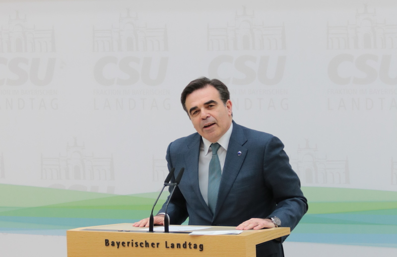 Vizepräsident der EU-Kommission Margaritis Schinas (Foto: CSU-Fraktion) 