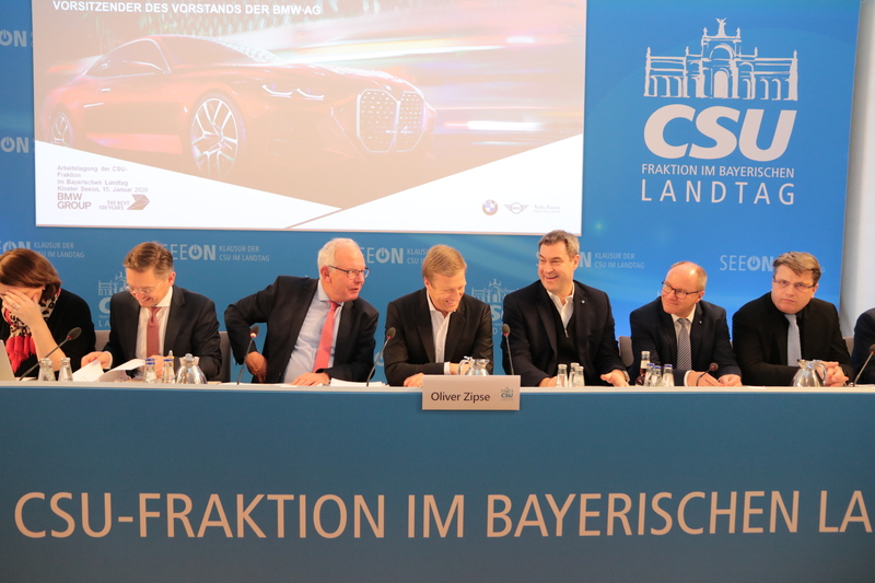 Seeon2020: Oliver Zipse, Vorstandsvorsitzender der BMW AG, spricht zur Zukunft des Automobilstandorts Bayern