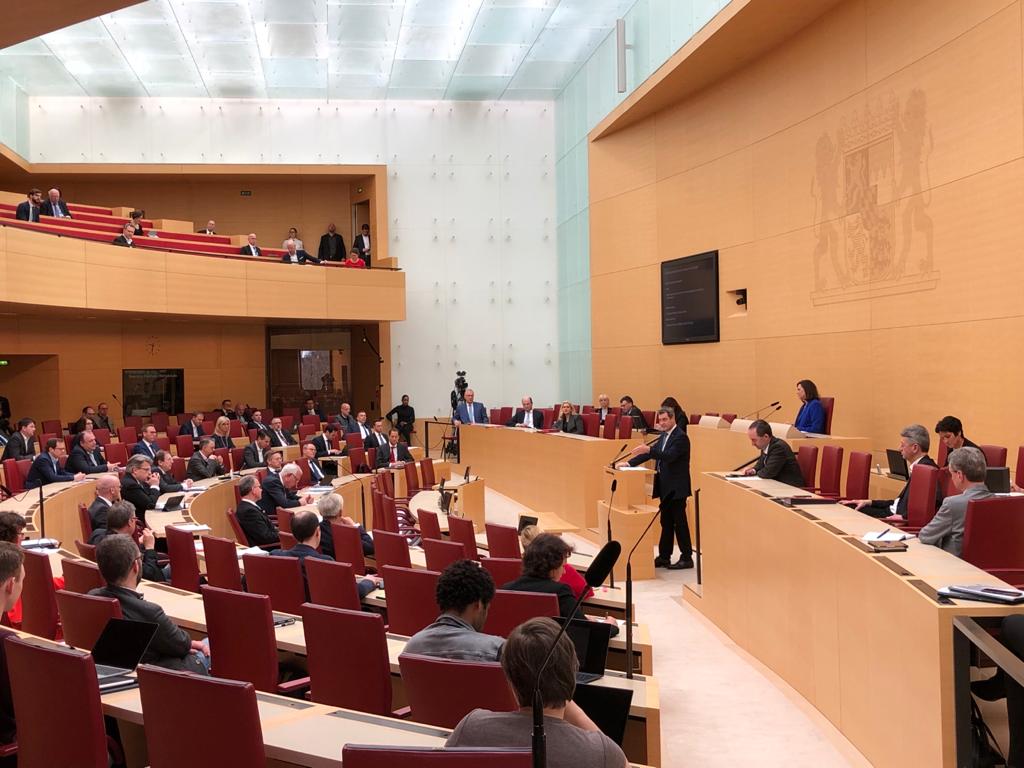 Ministerprsident Dr. Markus Sder bei der Regierungserklrung. Foto: CSU-Fraktion